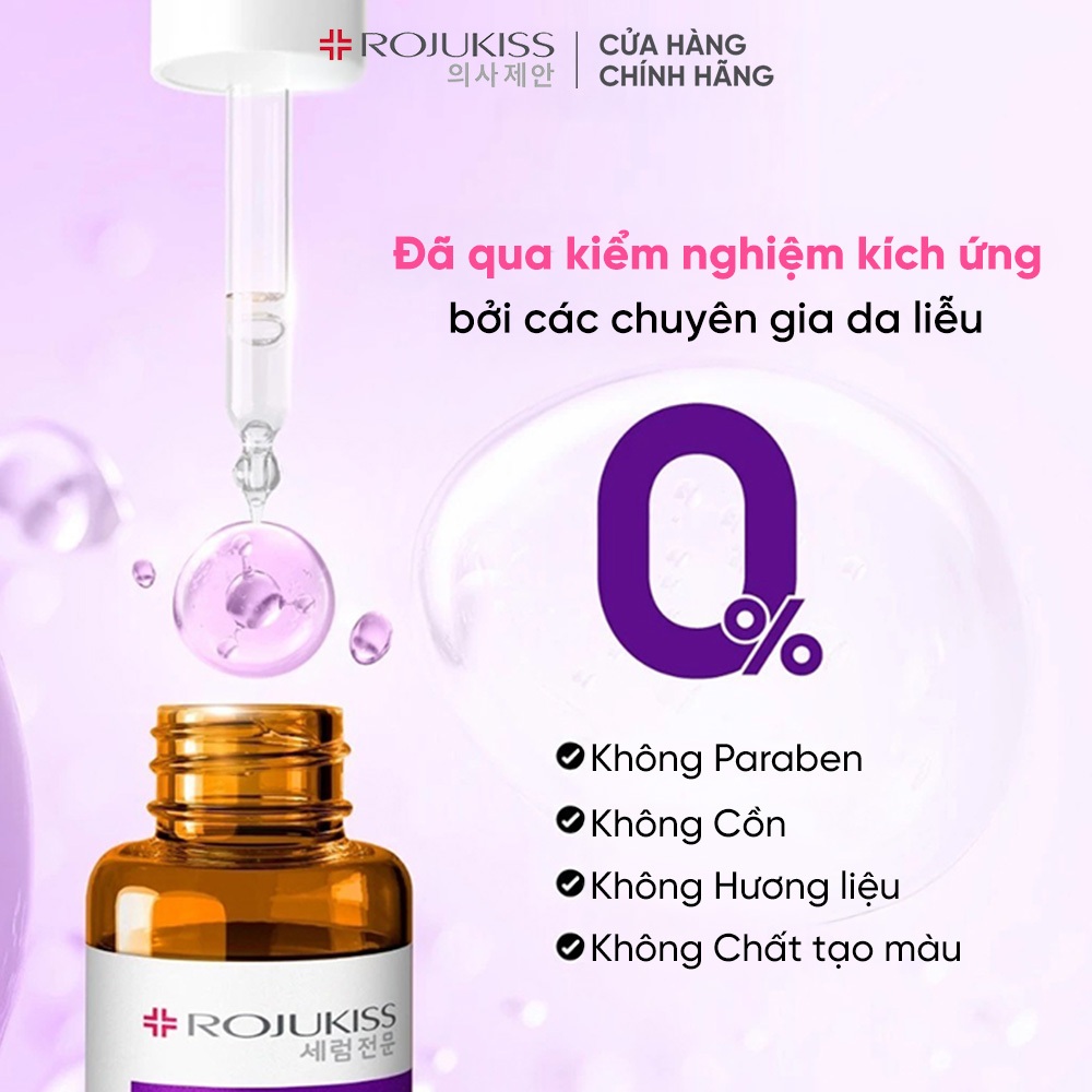 Serum Dưỡng Trắng Da Và Se Khít Lỗ Chân Lông Rojukiss Porebright10 Whitening Serum 30 Ml