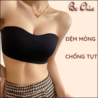 Áo Lót Nữ Su Quả Ngang Nâng Ngực Không Gọng Chống Tụt Tạo Khe Cao Cấp 4033 BC_CHIC LINGERIE