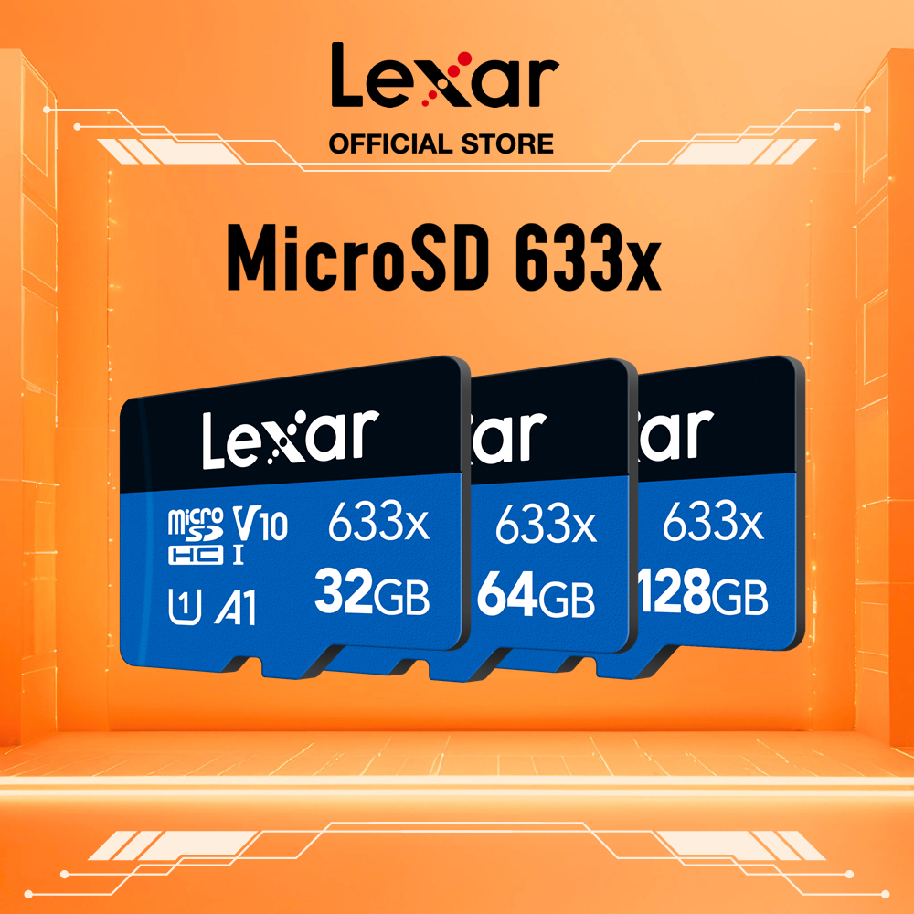 Thẻ Nhớ MicroSD Lexar 633x BLUE Series 32GB/64GB/128GB Tốc Độ 100MB/s ...
