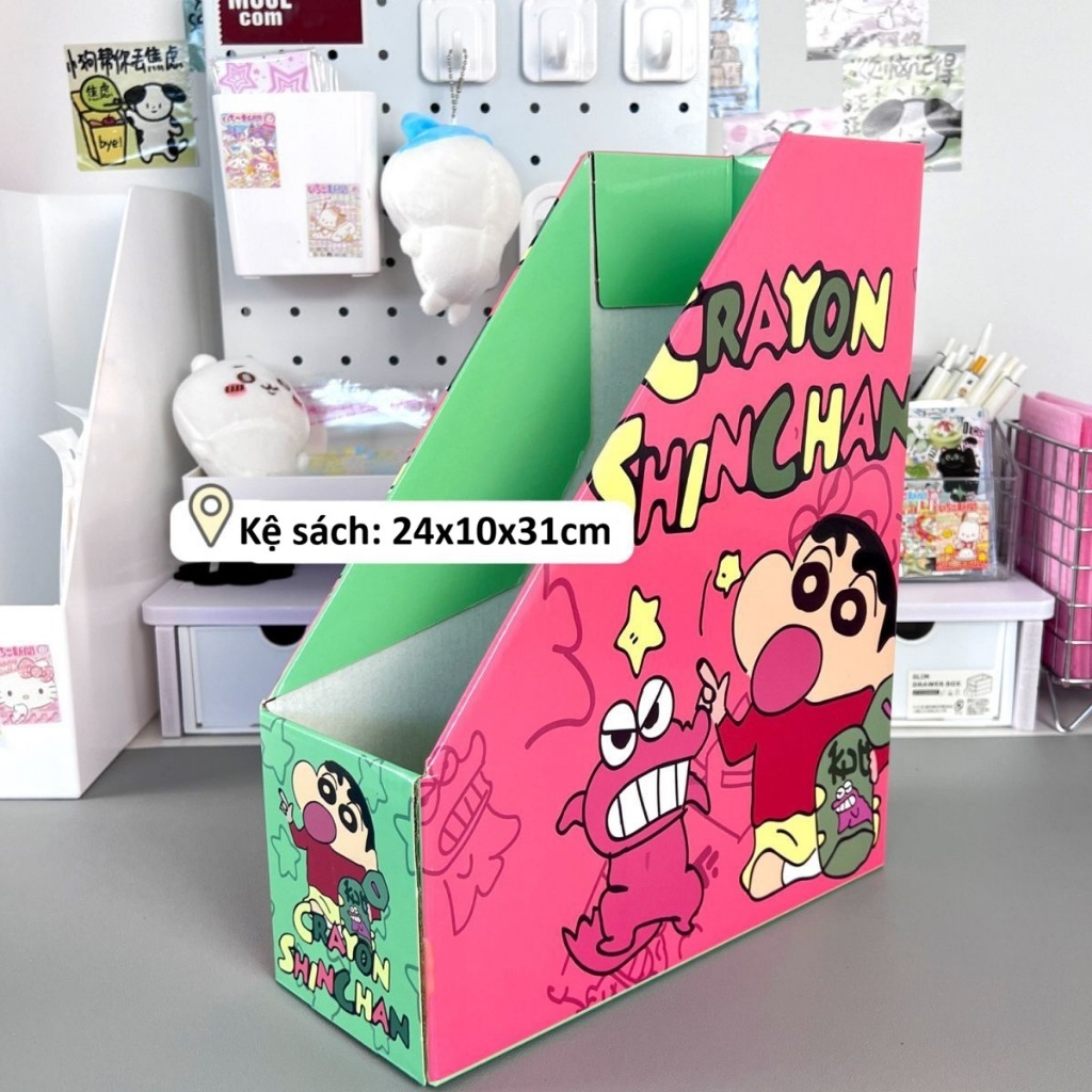 Kệ Sách Bìa Cứng Hello Kitty Để Bàn Gọn Nhẹ Dễ Thương Mun Store KEBIA21