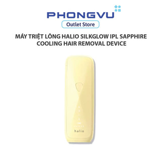 Máy Triệt Lông Halio SilkGlow IPL Sapphire Cooling - IPL Đèn Kép - Làm Mát Sapphire - Bảo Hành 24 Tháng