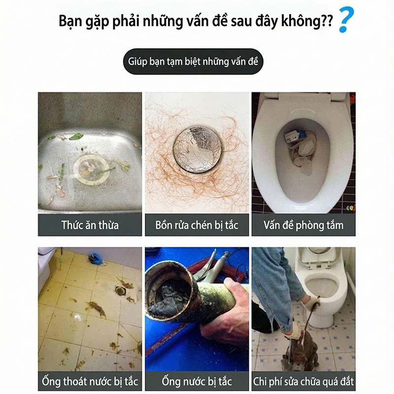 🔥100% Sức mạnh thông tắc mạnh mẽ nhất🔥nước thông tắc nước thông cống siêu mạnh thông tắc cống 510ml