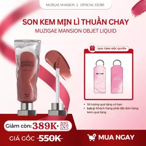Son Kem Thuần Chay Muzigae Manson Objet Liquid Chính Hãng, Mịn Lì Lâu Trôi 6ml