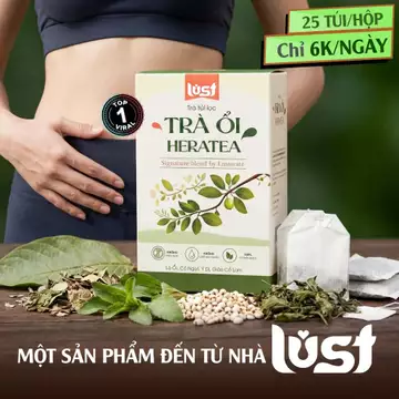 Trà ổi nhà LUST | Lustea Lustivate | Lá ổi - Cỏ Ngọt Giảo Cổ Lam - Khỏe tiêu hóa - Da Dáng Đẹp