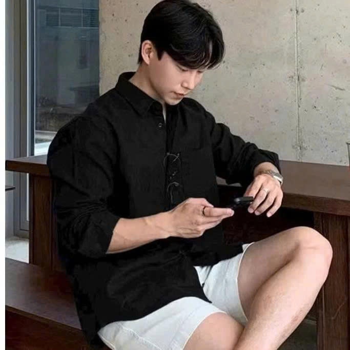 Áo Sơ Mi Mùa Hè Dài Tay Chất Đũi Mềm Thoáng Mát Halley A28