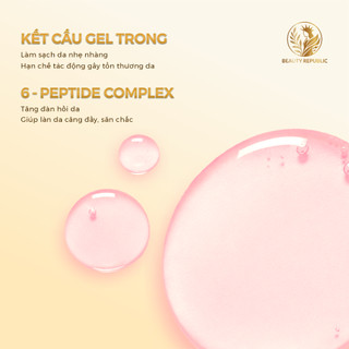 Sữa tắm nước hoa Anh tăng đàn hồi & săn chắc da với Peptide Beauty Republic Morning Blush Hương English Rose 500ml