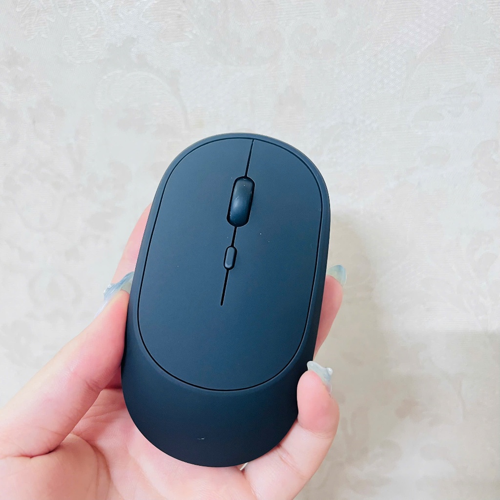 Chuột Silent Không Dây Bluetooth Sạc Pin - Chuột Quang Không Dây 2.4G Chống Ồn Thiết Kế Slim Cực Đẹp