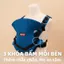 Địu Em Bé Sơ Sinh Royal 4 Tư Thế Linh Hoạt Chất Liệu Vải Kaki Trợ Lực Đa Năng Chống Gù Thoáng Mát Khi Sử Dụng
