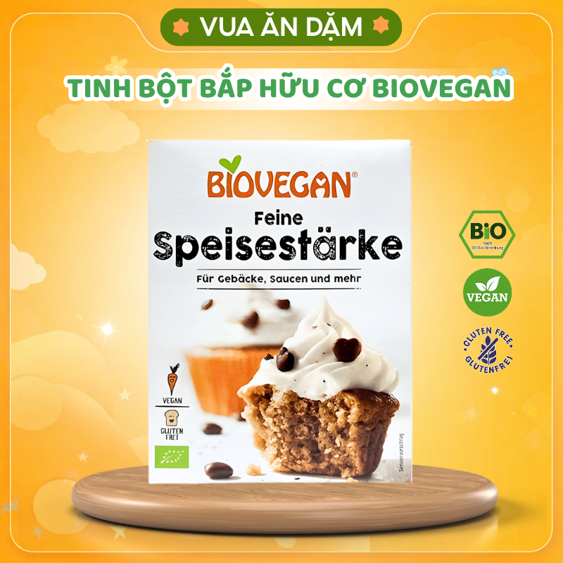 Tinh bột bắp hữu cơ Biovegan