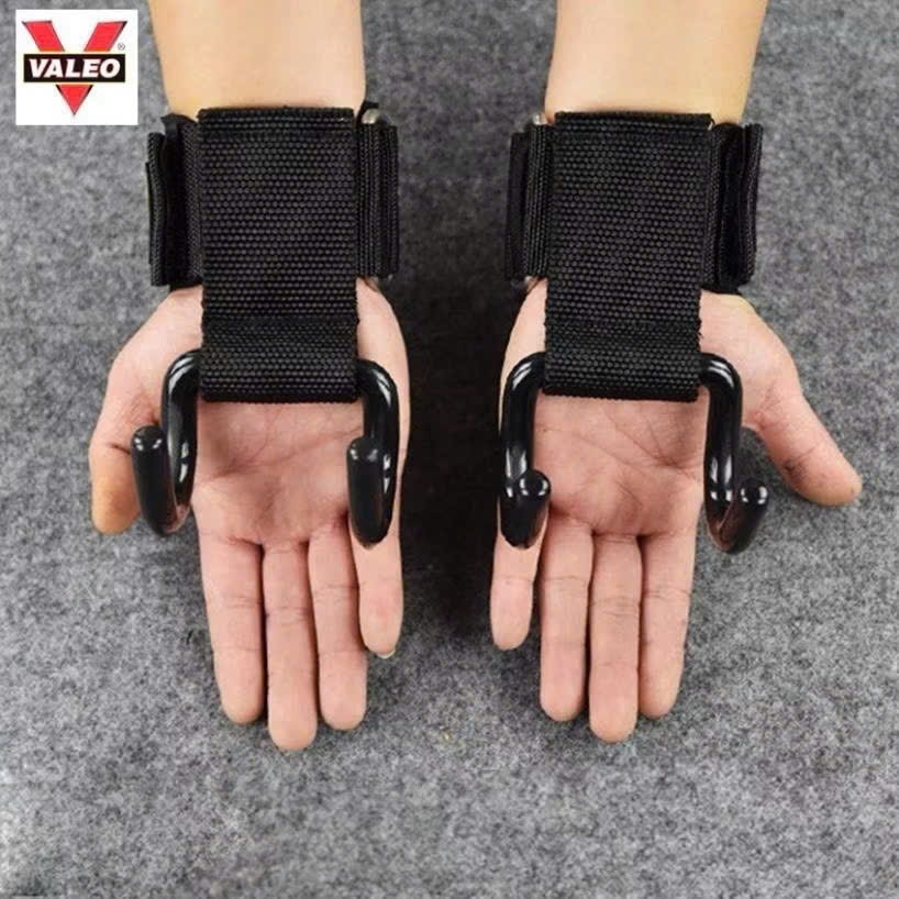 01 Dây Móc Cổ Tay Tập Gym Có Móc Sắt – Găng Tay Móc Tạ, Hỗ Trợ Kéo Xà, Deadlift, Tăng Lực Nắm Chống Trượt (01 cái)
