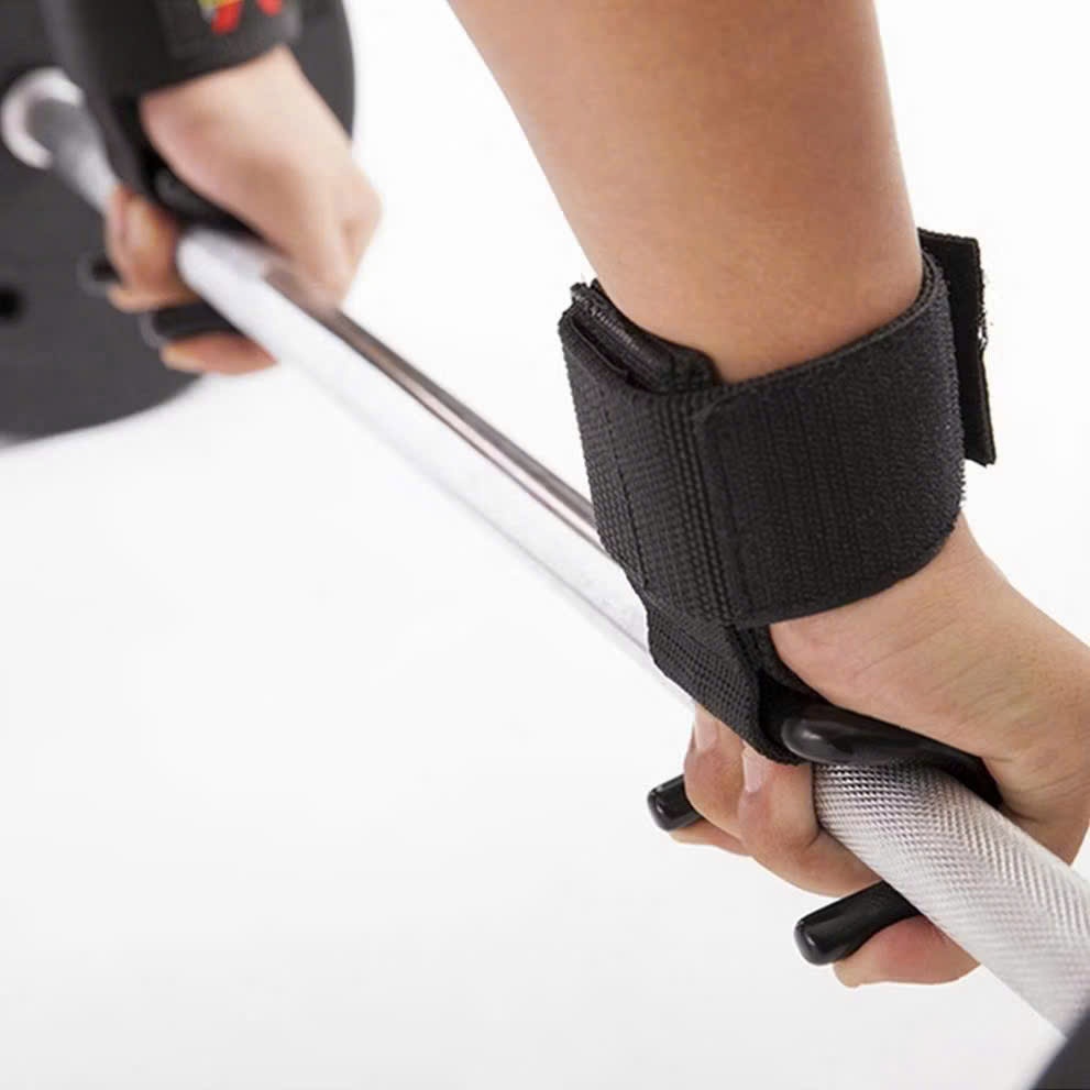 01 Dây Móc Cổ Tay Tập Gym Có Móc Sắt – Găng Tay Móc Tạ, Hỗ Trợ Kéo Xà, Deadlift, Tăng Lực Nắm Chống Trượt (01 cái)