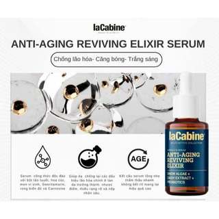 [Hàng công ty] Tinh Chất Chống Lão Hóa, Làm Sáng Da LaCabine Anti-Aging Reviving Elixir Serum