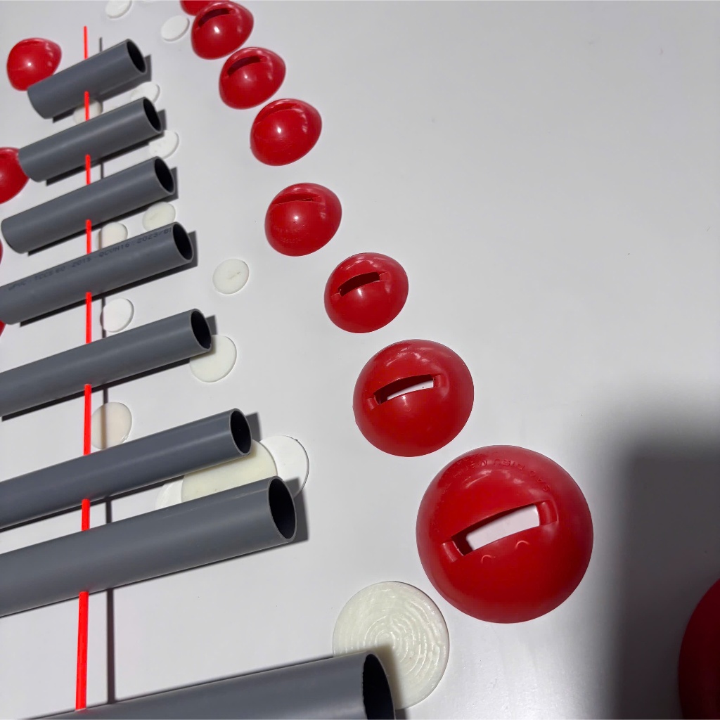 Sáo diều nhựa âm chuông về tự làm nhiều kích cỡ TL2