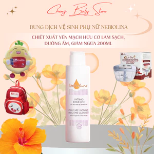 Dung dịch vệ sinh phụ nữ NeBiolina chiết xuất Yến mạch Hữu cơ làm sạch, dưỡng ẩm, giảm ngứa 200ml