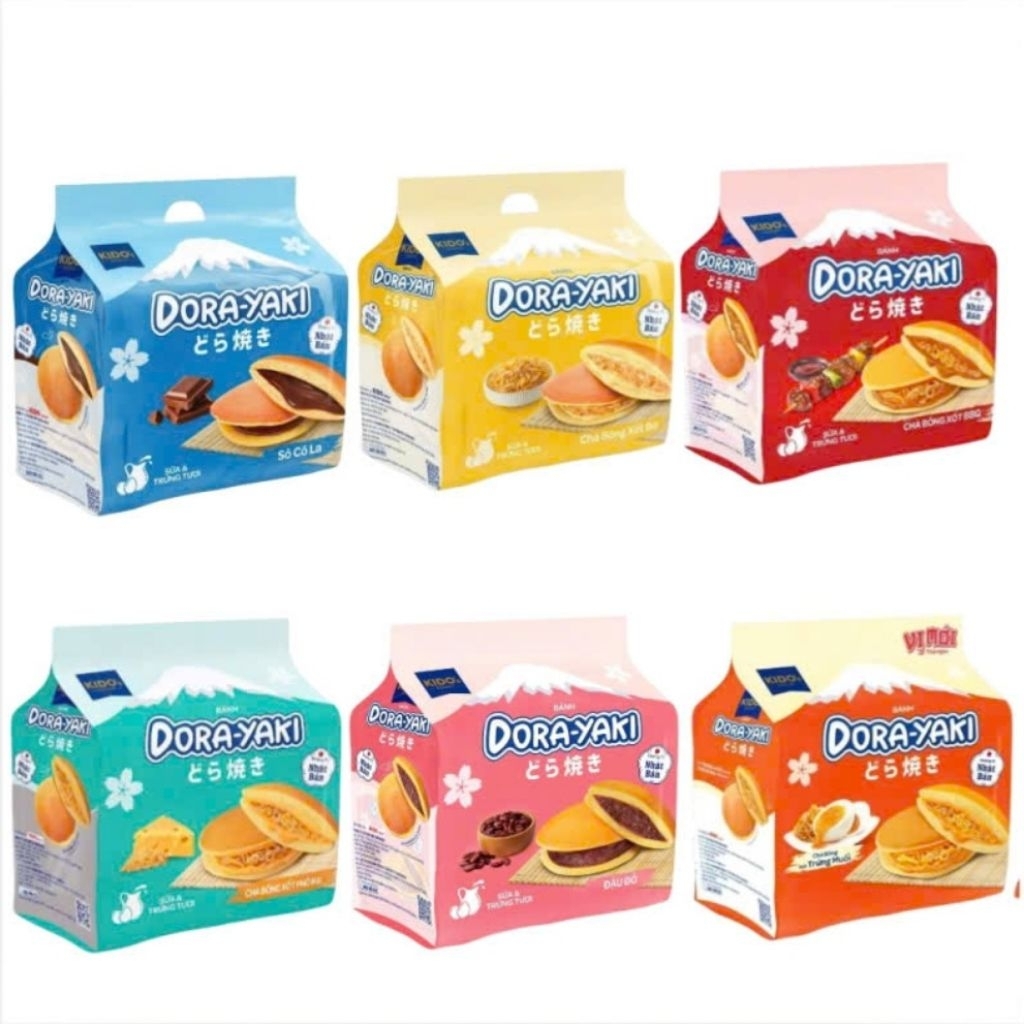 Bánh Dora-Yaki KIDO'S Bakery Đủ Vị Túi 150gr - Bánh rán Doremon ...