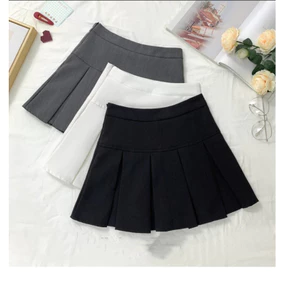 Chân Váy Xếp Ly Bản To, Chân Váy Tennis Dáng Ngắn Chữ A Cạp Cao Chất Vải Mềm Mịn, Dễ Mặc, Dễ Phối Đồ