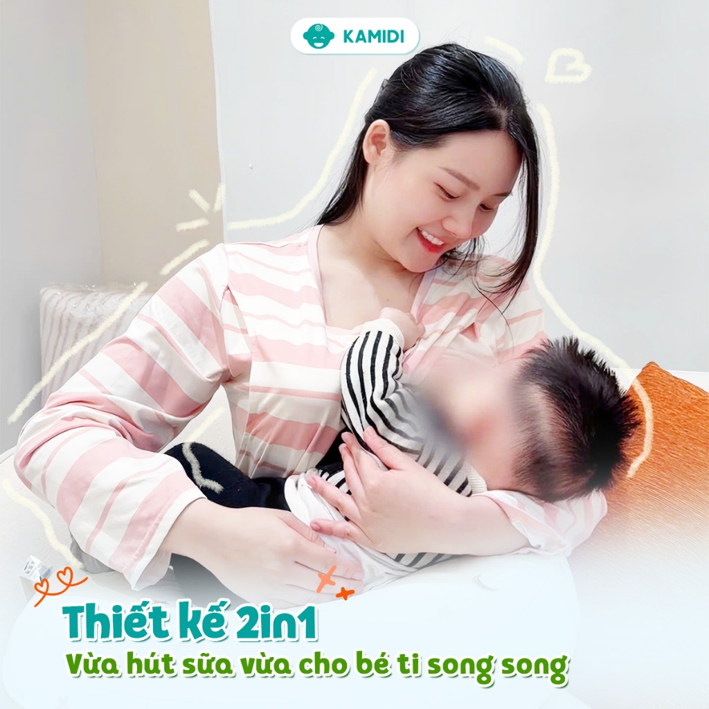 Máy Hút Sữa Kamidi Flow - Phiên Bản Máy Đơn Rảnh Tay Không Dây