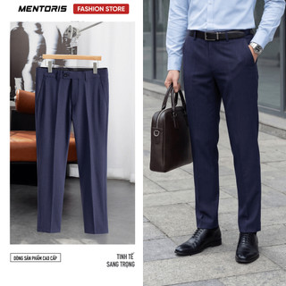 Quần Âu Slimfit MENTORIS, Hàng cao cấp, thiết kế sang trọng, tốn dáng và thoải mái MTR05S