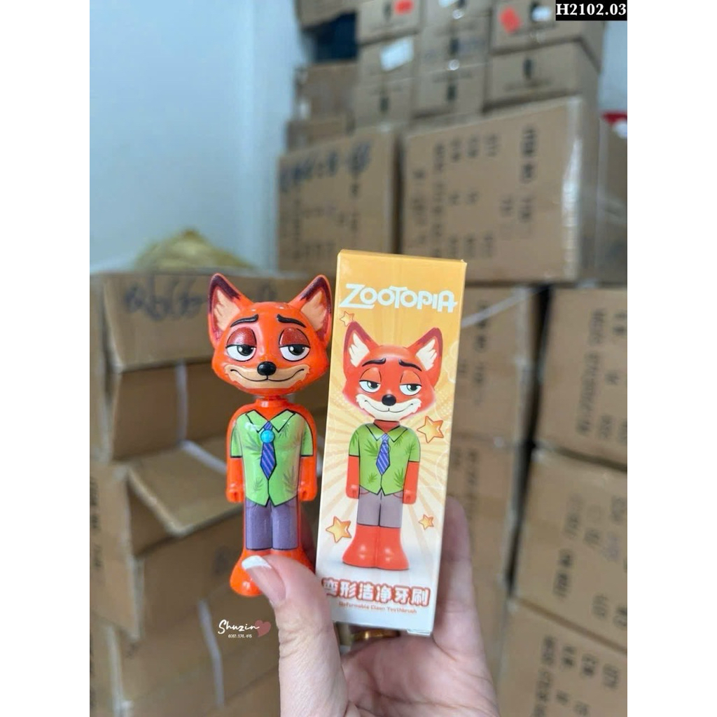COMBO 3 CÂY BÀN CHẢI CÁO VÀ THỎ