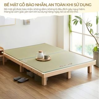 Giường Pallet Gấp Gọn 20cm – Pallet Gỗ Giường Cao 20cm Phong Cách Nhật Hàn, Gỗ Tự Nhiên. FREESHIP TPHCM