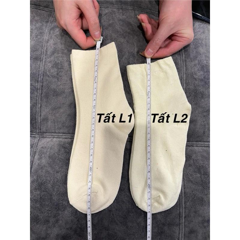 Tất Vớ Nam Nữ Chất Liệu Vải Hàn Co Giãn 4 Chiều Màu Trơn Phong Cách Đơn Giản Thấm hút tốt