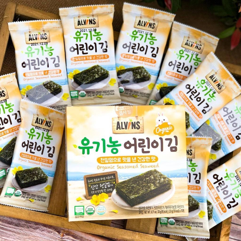 Rong Biển Hữu Cơ Tách Muối Alvins Hàn Quốc