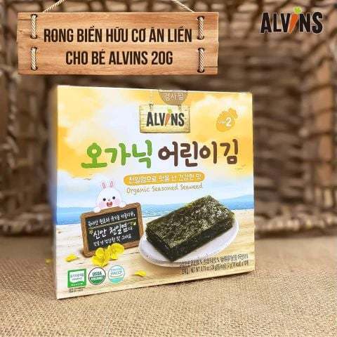 Rong Biển Hữu Cơ Tách Muối Alvins Hàn Quốc