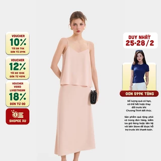 Váy Dài Trơn Kiểu Nữ MARC FASHION Form A - CBNH063624