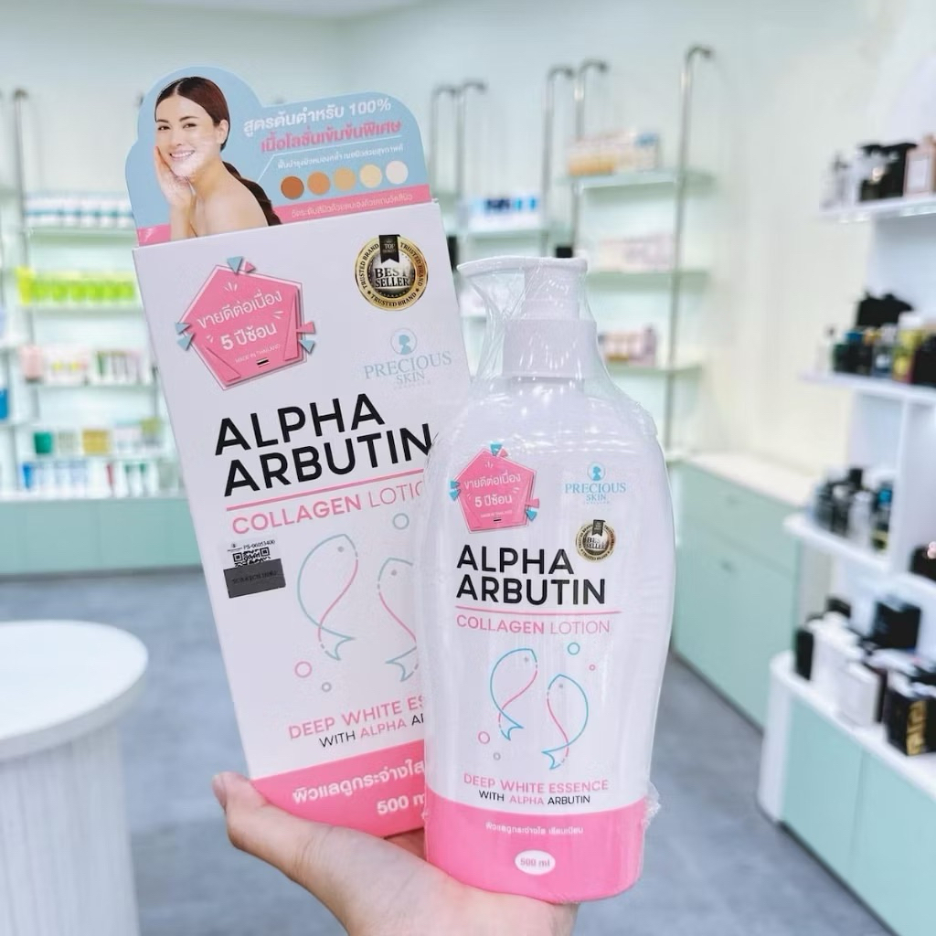[Chính Hãng] Sữa Dưỡng Thể Alpha Arbutin Collagen Lotion Dưỡng Trắng Da Toàn Thân 500ml shishop94