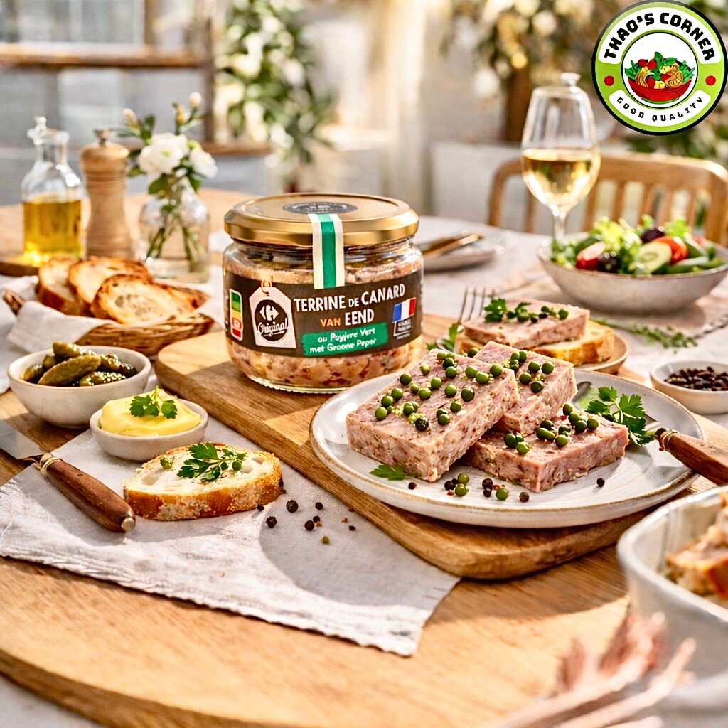 [Date 2029] Pate Đồng Quê CarreFour Original Terrine De Campagne 180g