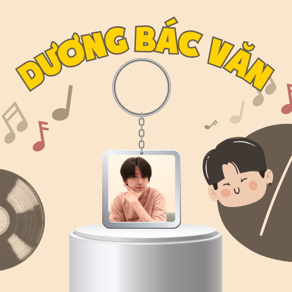 Móc khoá/Keyring Dương Bác Văn, TF FAMILY card TF Gia Tộc F3 F4