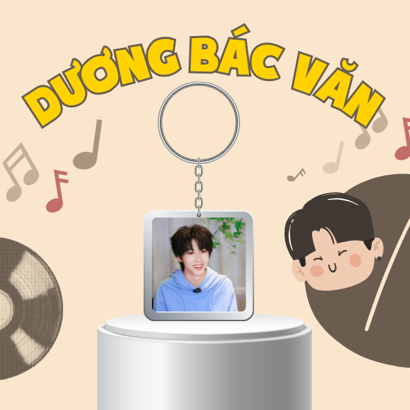 Móc khoá/Keyring Dương Bác Văn, TF FAMILY card TF Gia Tộc F3 F4