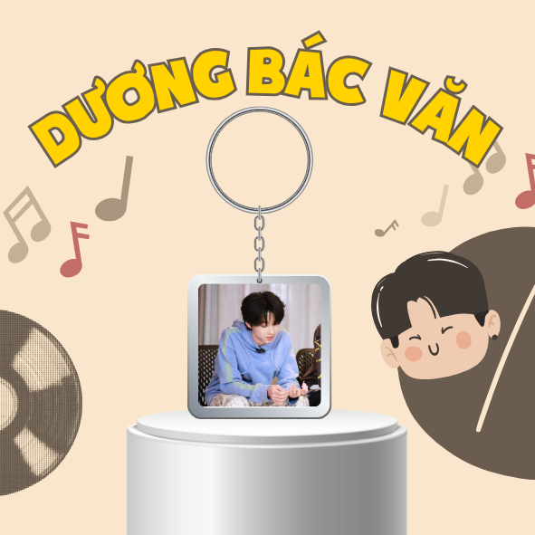 Móc khoá/Keyring Dương Bác Văn, TF FAMILY card TF Gia Tộc F3 F4