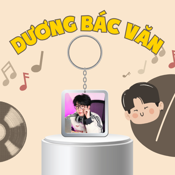 Móc khoá/Keyring Dương Bác Văn, TF FAMILY card TF Gia Tộc F3 F4