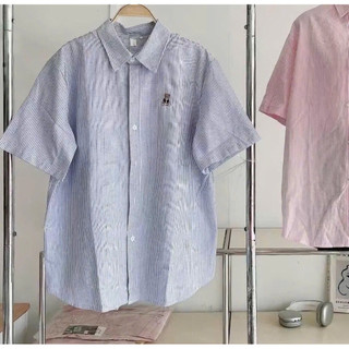 áo sơ mi thêu gấu ngồi siêu đẹp hợp thời trang phong cách