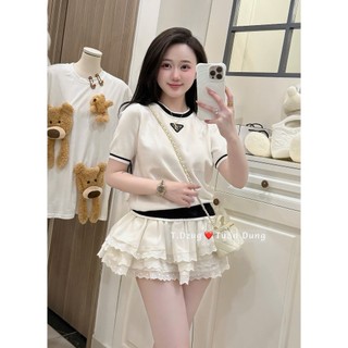 Áo Len Ngắn Tay Gắn Tag Basic QCCC Cao Cấp