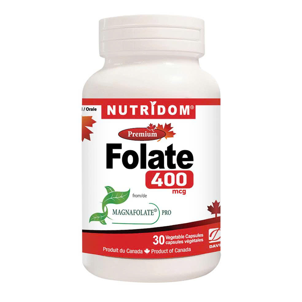 [ Chính Hãng ] Viên Uống Bổ Sung NUTRIDOM FOLATE 400, Hỗ Trợ Tạo Hồng Cầu, Giảm Nguy Cơ Thiếu Folate