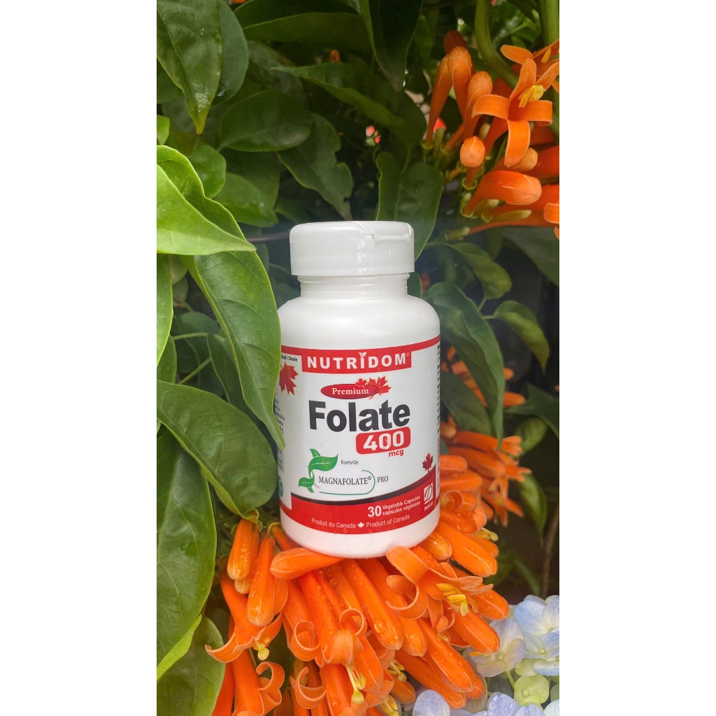 [ Chính Hãng ] Viên Uống Bổ Sung NUTRIDOM FOLATE 400, Hỗ Trợ Tạo Hồng Cầu, Giảm Nguy Cơ Thiếu Folate