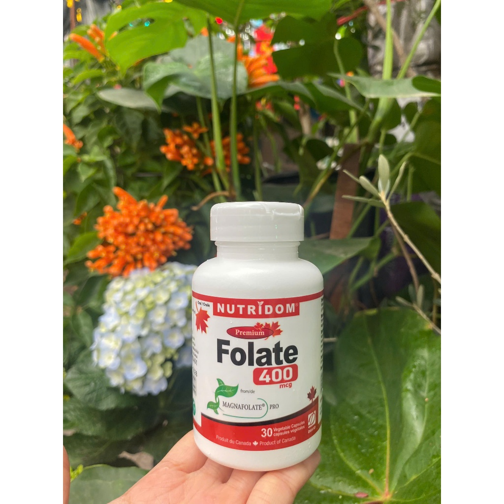 [ Chính Hãng ] Viên Uống Bổ Sung NUTRIDOM FOLATE 400, Hỗ Trợ Tạo Hồng Cầu, Giảm Nguy Cơ Thiếu Folate