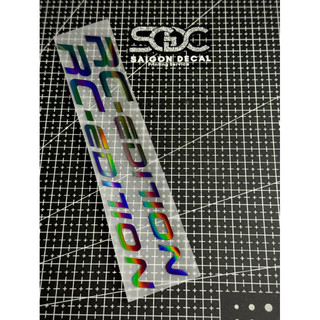 |1 Cặp| Tem Dán Phuộc Trước, Dán Gắp RC-EDITION Phiên Bản Đặc Biệt Đổi Màu Đa Góc Nhìn - Chất Liệu TeckWarp Us