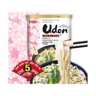 Thùng 24 gói mì Udon Sưkisưki vị Udon Nhật Bản 75g