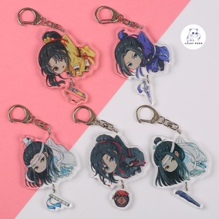 [hàng sẵn] Móc khóa / Keychain Ma đạo tổ sư Chibi Trong Suốt 2025 | BL Anime Ngụy Vô Tiện Lam Vong Cơ