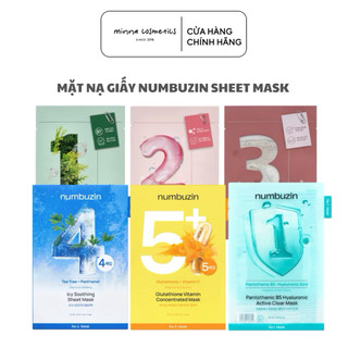 [Numbuzin] MẶT NẠ GIẤY DƯỠNG DA NUMBUZIN SHEET MASK