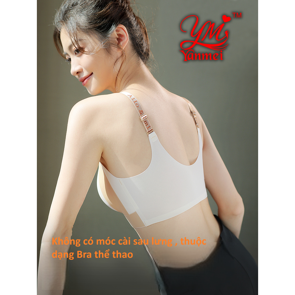 28# YANMEI Áo Bra Thể Thao Nâng Ngực Tôn Dáng Chống Sốc Thoải Mái Cho Nữ Số Hiệu Thiết Kế Linh Hoạt Độ Đàn Hồi Cao
