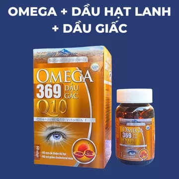 Viên Uống Dầu Cá – Dầu Hạt Lanh – Dầu Gấc – Coenzyme Q10 – Vitamin E