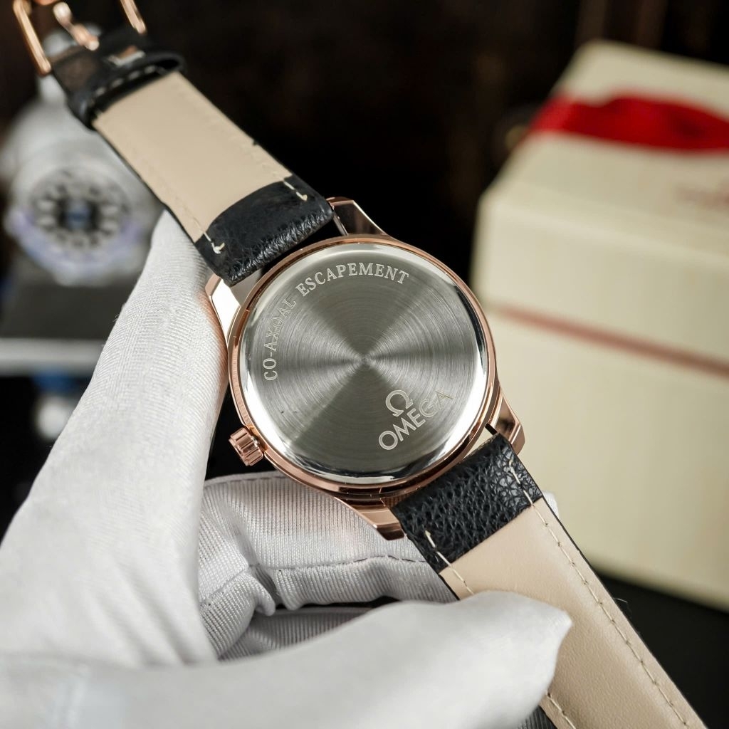 Đồng hồ Nam dây da đen. Máy pin nhật siêu bền. Size mặt 40mm, có chống nước | BigBuy360 - bigbuy360.vn