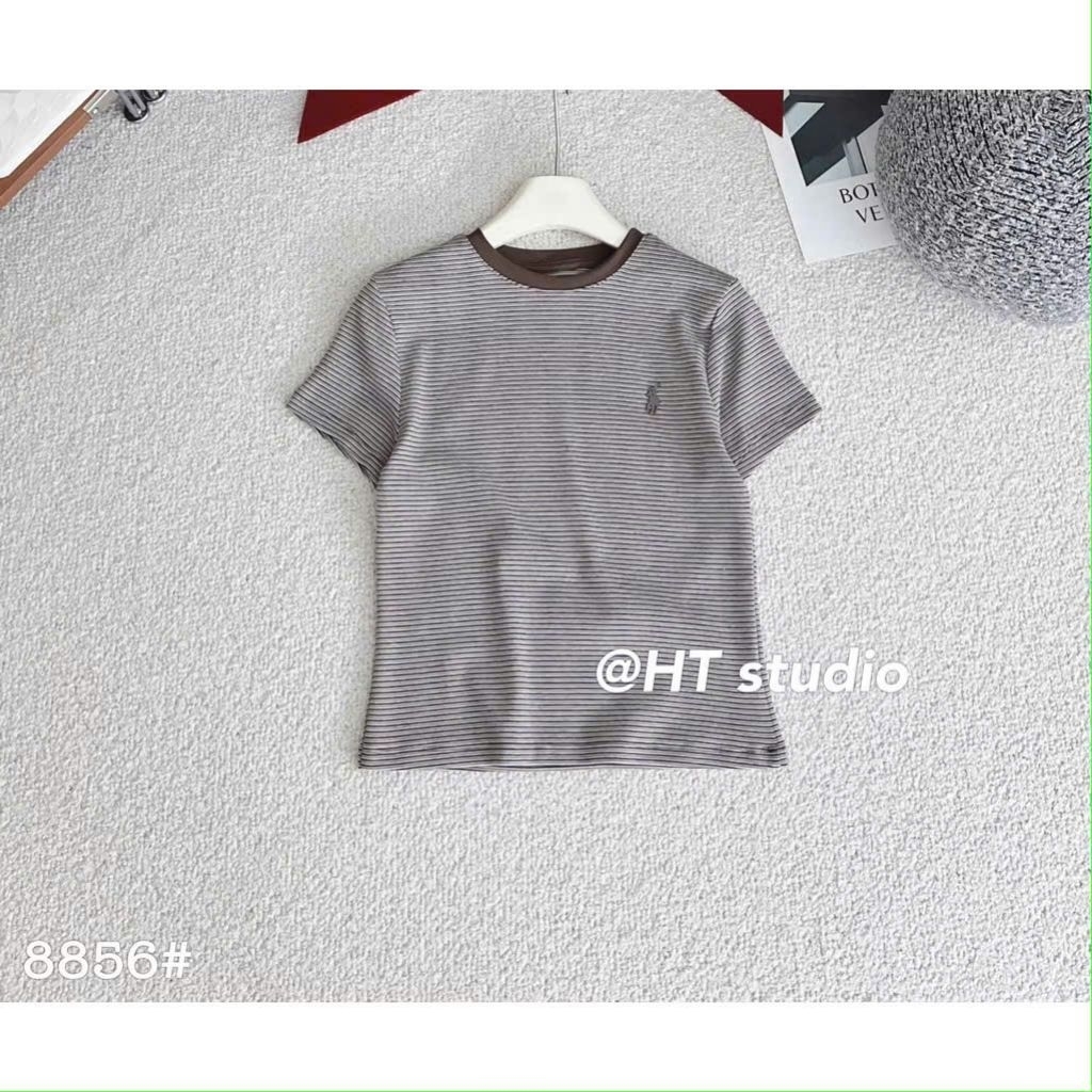 [𝑯𝒂 𝑨𝒏𝒉]Áo Thun Cộc Kẻ Ngựa QCL1