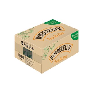 Thùng 24 chai trà bí đao Wonderfarm 440ml