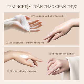 Kem dưỡng cao cấp MAJESTY'S SECRET Nâng Tone trắng da chứa Niacinamide Hương YLan Trắng Da Mềm Mịn Không Lem Trôi Body