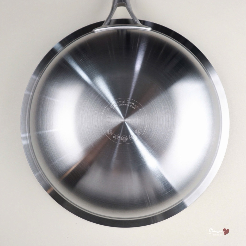 🍳Nồi chảo xào sâu lòng 5 lớp kẹp đồng 30cm - C394